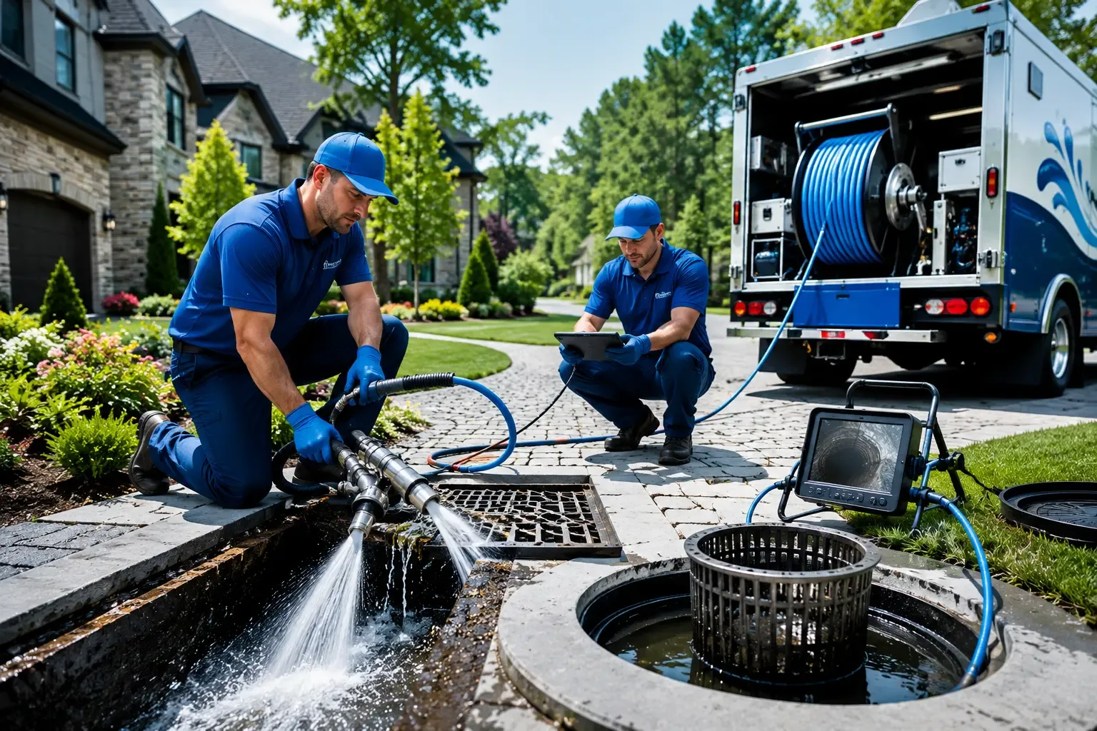 Local outdoor drain cleaning professionals in New Caney, TX